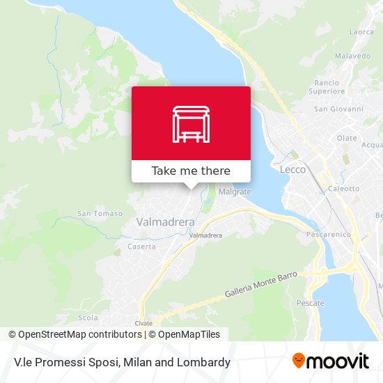 V.le Promessi Sposi map