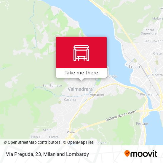 Via Preguda, 23 map