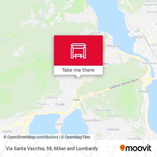 Via Santa Vecchia, 58 map