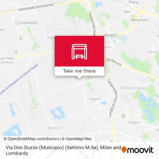 Via Don Sturzo (Municipio) (Settimo M.Se) map