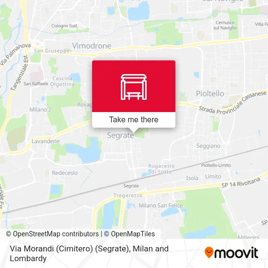 Via Morandi (Cimitero) (Segrate) map