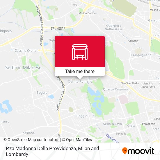 P.za Madonna Della Provvidenza map