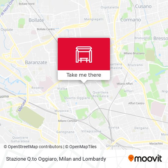 Stazione Q.to Oggiaro map