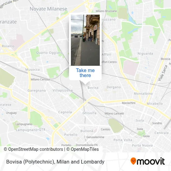 Bovisa (Polytechnic) map