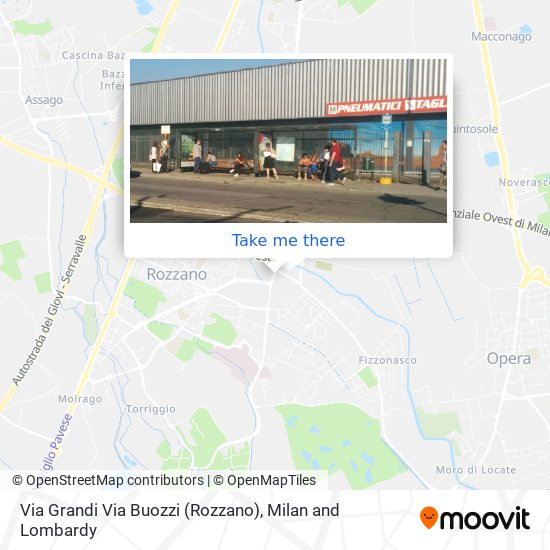 Via Grandi Via Buozzi (Rozzano) map
