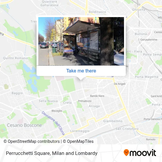 Perrucchetti Square map