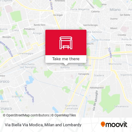 Via Biella Via Modica map