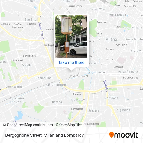 Bergognone Street map