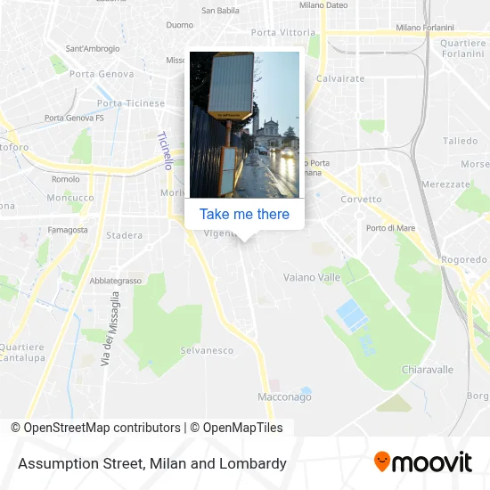 Assumption Street map