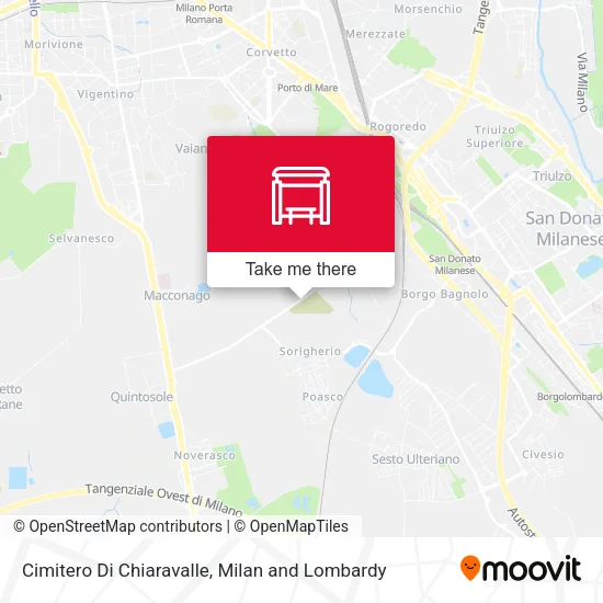 Cimitero Di Chiaravalle map