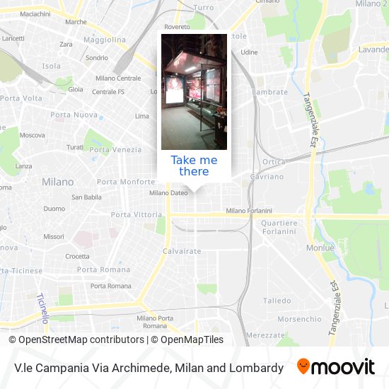 V.le Campania Via Archimede map