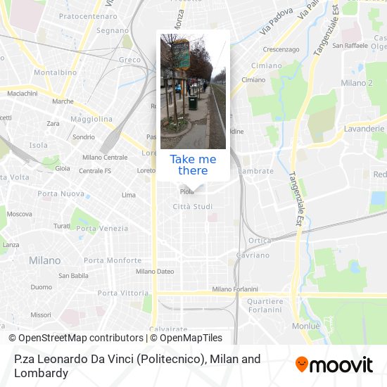 P.za Leonardo Da Vinci (Politecnico) map