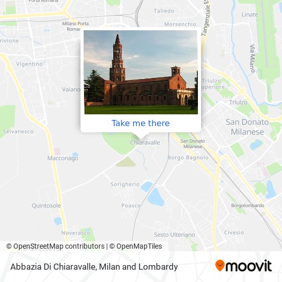 Abbazia Di Chiaravalle map