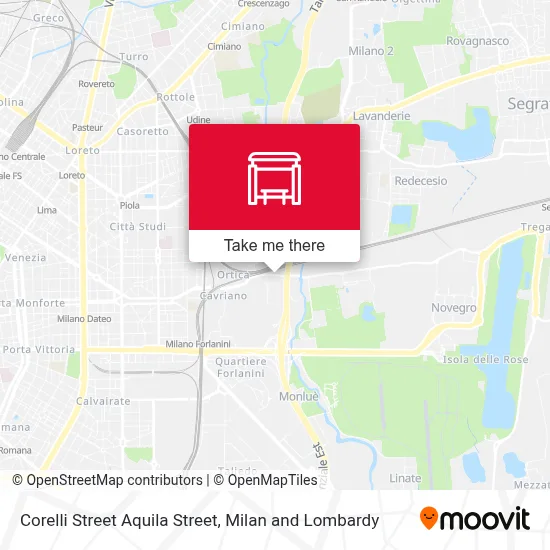 Corelli Street Aquila Street map