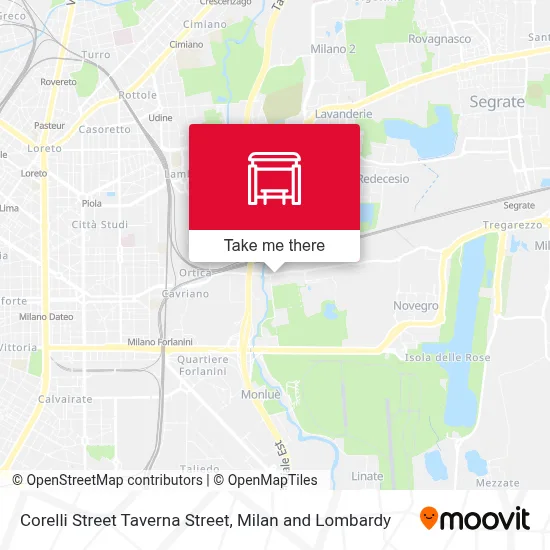 Corelli Street Taverna Street map