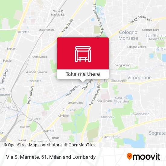 Via S. Mamete, 51 map