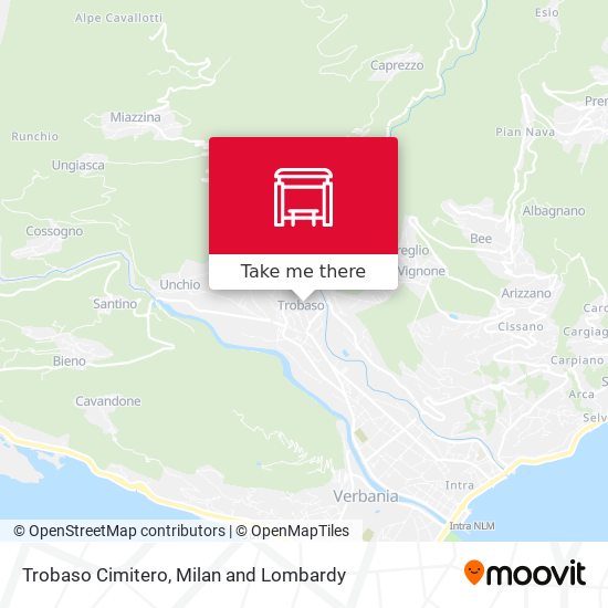 Trobaso Cimitero map