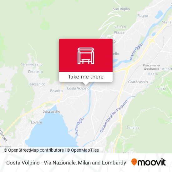 Costa Volpino - Via Nazionale map