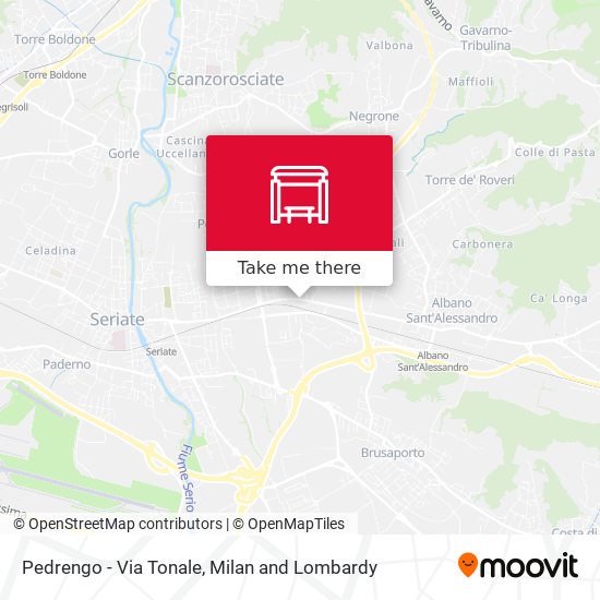 Pedrengo - Via Tonale map