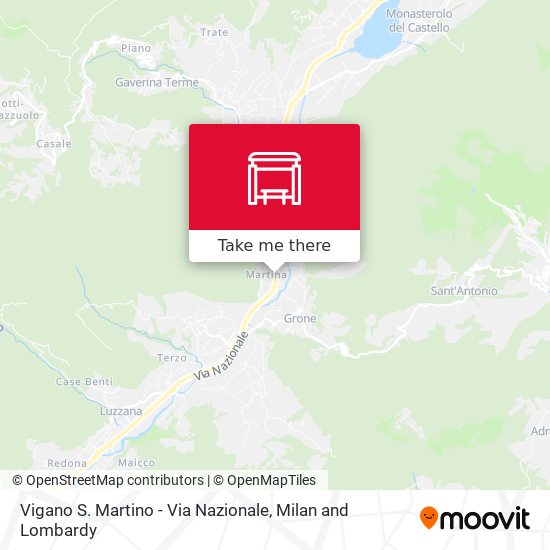 Vigano S. Martino - Via Nazionale map
