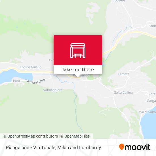 Piangaiano - Via Tonale map