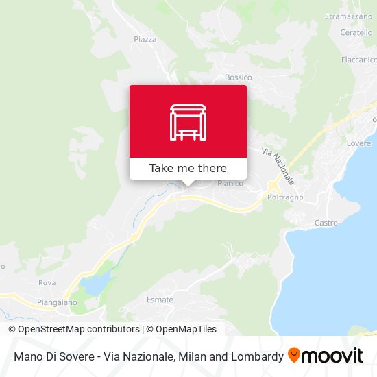 Mano Di Sovere - Via Nazionale map