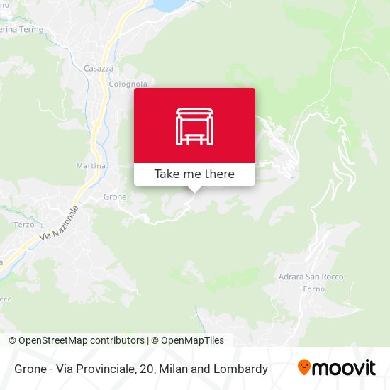 Grone - Via Provinciale, 20 map