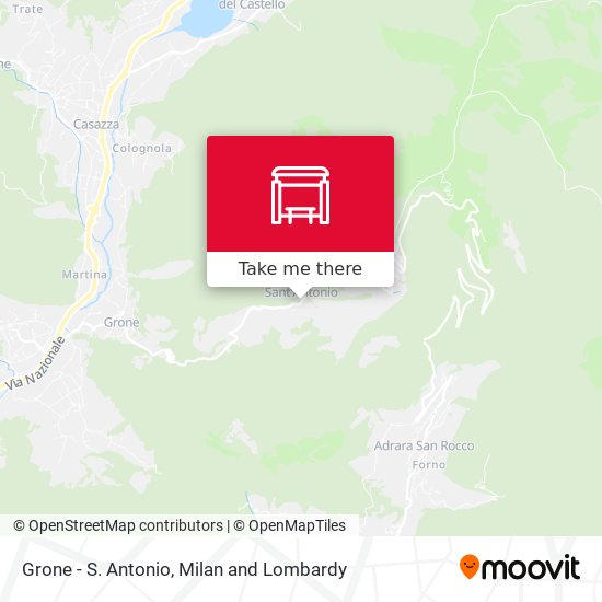 Grone - S. Antonio map