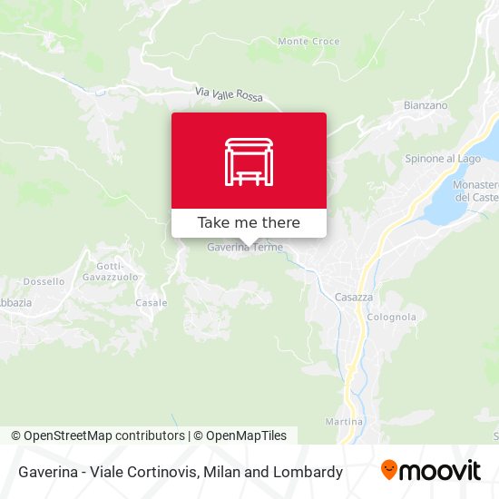 Gaverina - Viale Cortinovis map