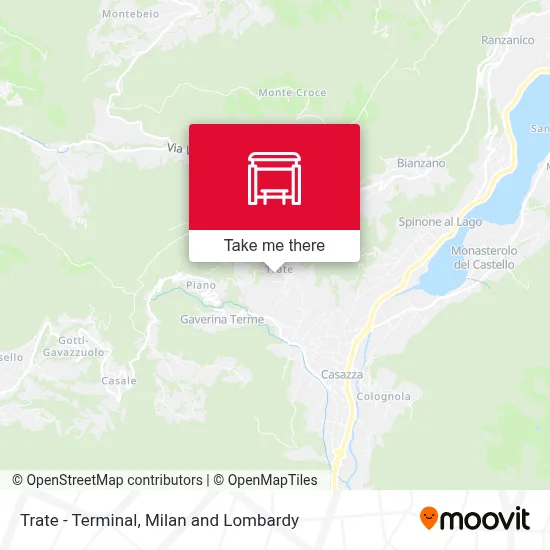 Trate - Terminal map