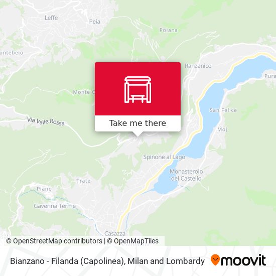 Bianzano - Filanda (Capolinea) map
