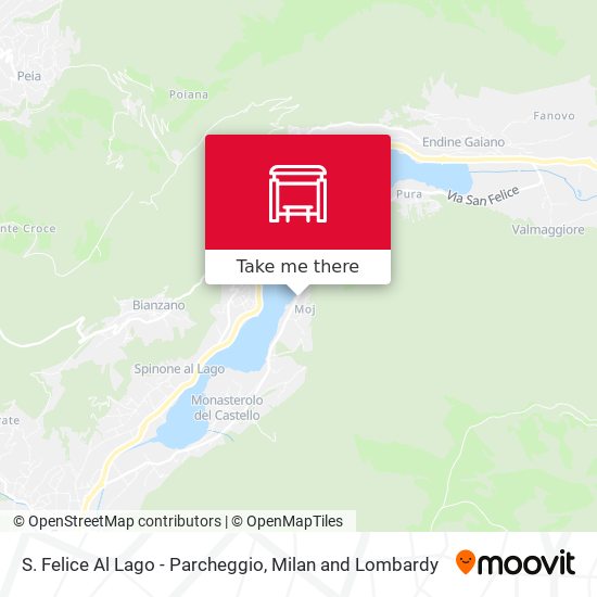 S. Felice Al Lago - Parcheggio map