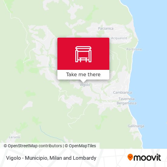 Vigolo - Municipio map