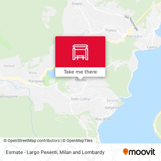 Esmate - Largo Pesenti map