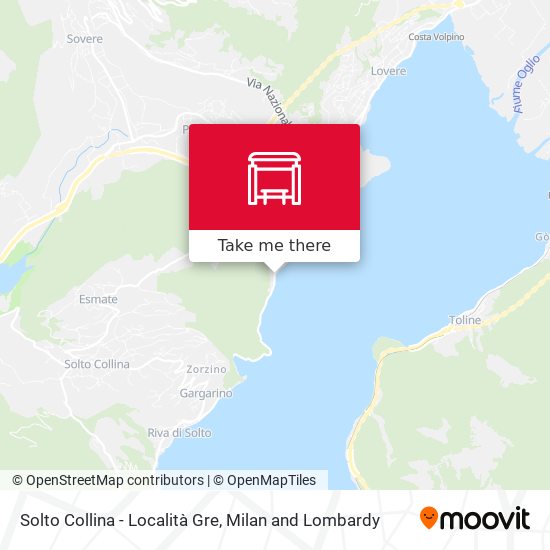 Solto Collina - Località Gre map