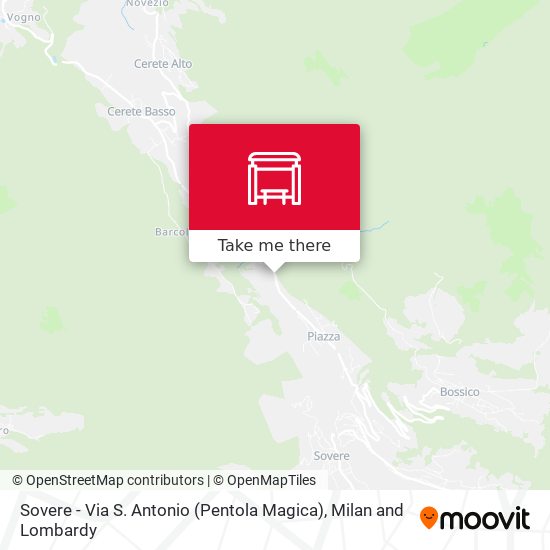 Sovere - Via S. Antonio (Pentola Magica) map