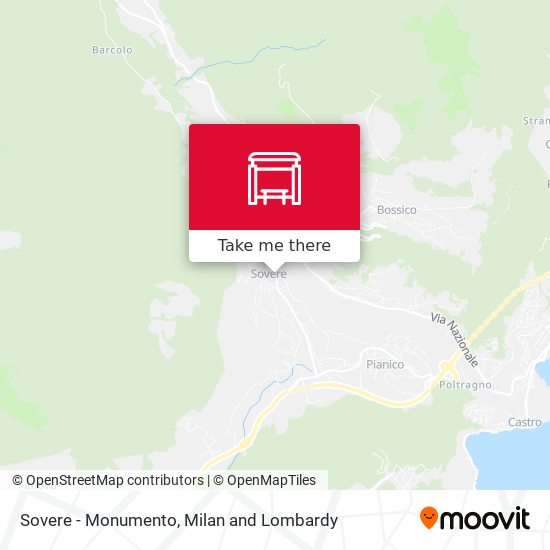 Sovere - Monumento map