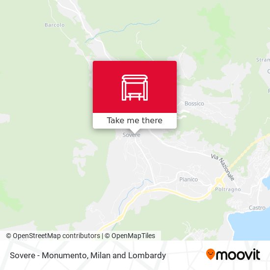 Sovere - Monumento map