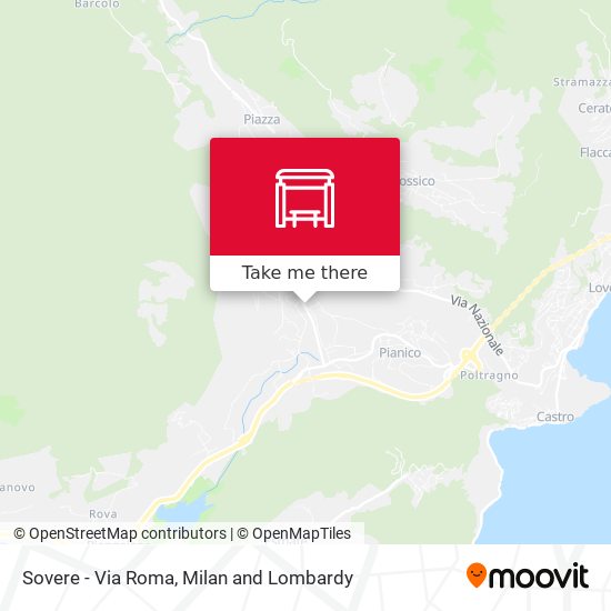 Sovere - Via Roma map