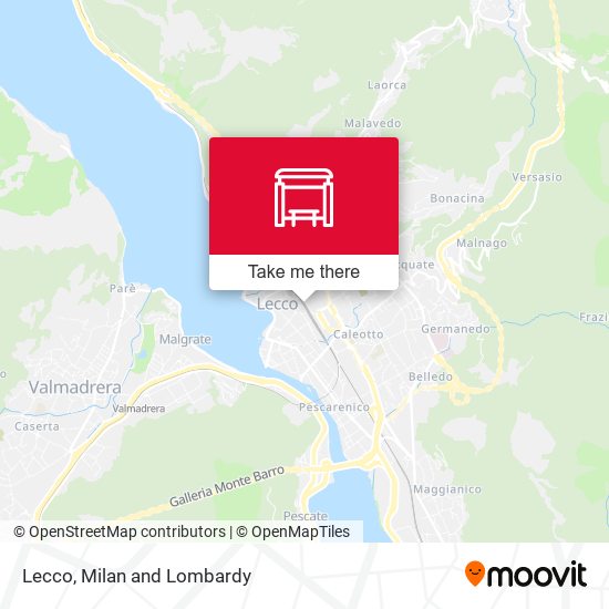 Lecco map