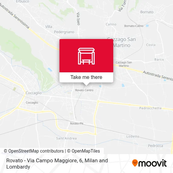 Rovato - Via Campo Maggiore, 6 map