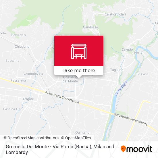 Grumello Del Monte - Via Roma (Banca) map