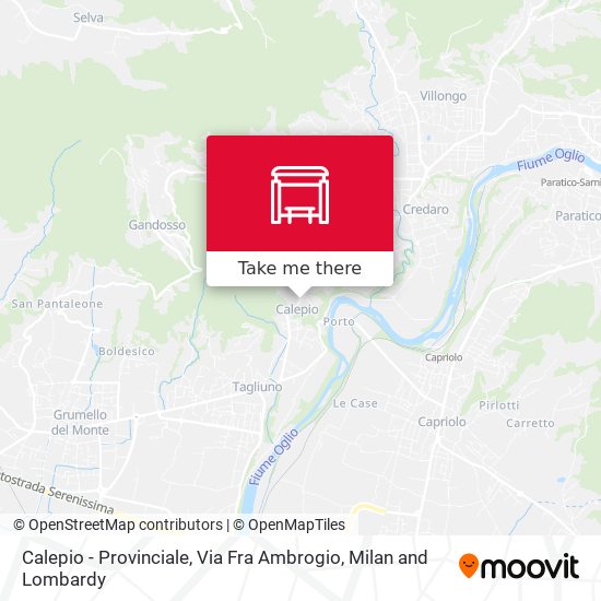 Calepio - Provinciale, Via Fra Ambrogio map