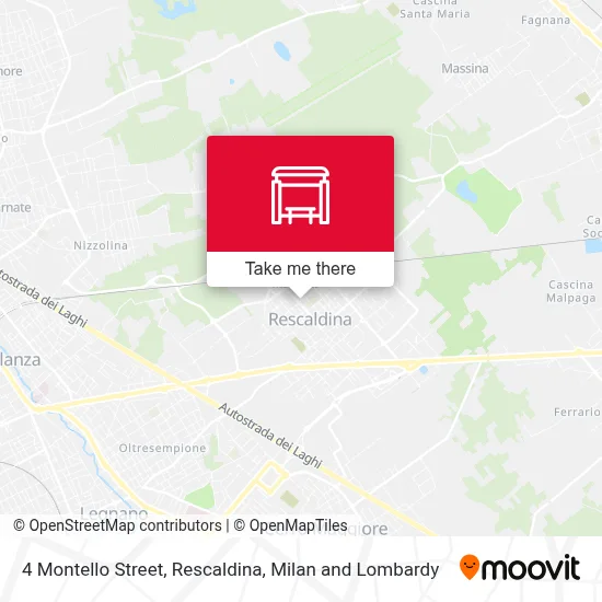 4 Montello Street, Rescaldina map