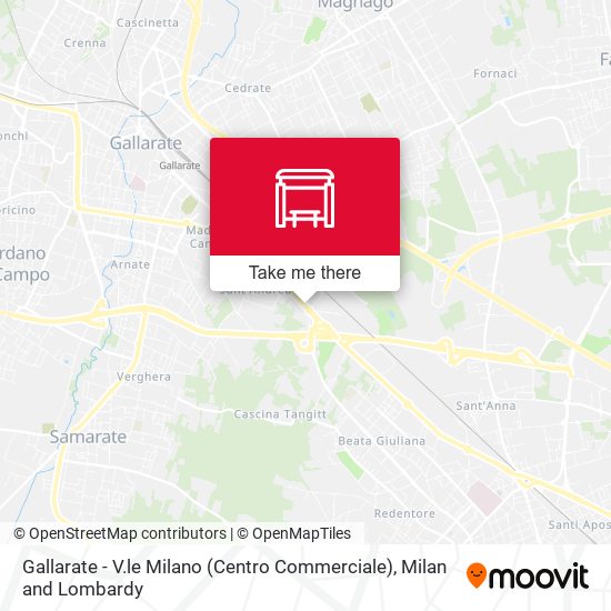 Gallarate - V.le Milano (Centro Commerciale) map