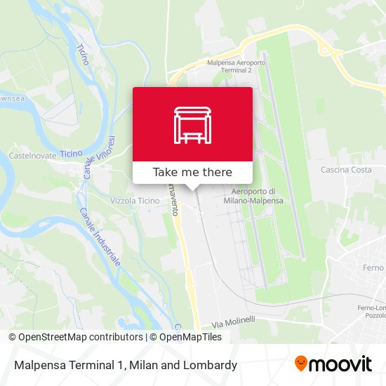 Malpensa Terminal 1 map