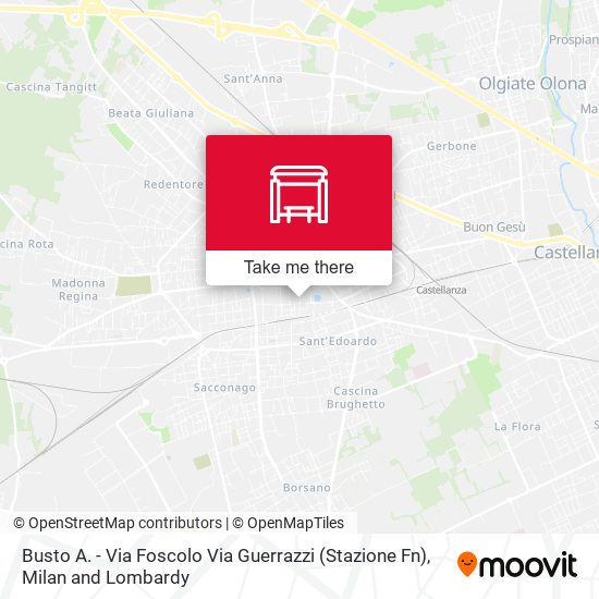 Busto A. - Via Foscolo Via Guerrazzi (Stazione Fn) map