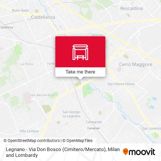 Legnano - Via Don Bosco (Cimitero / Mercato) map