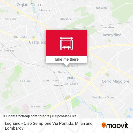 Legnano - C.so Sempione Via Pontida map