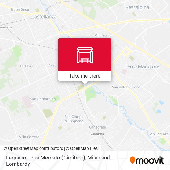 Legnano - P.za Mercato (Cimitero) map